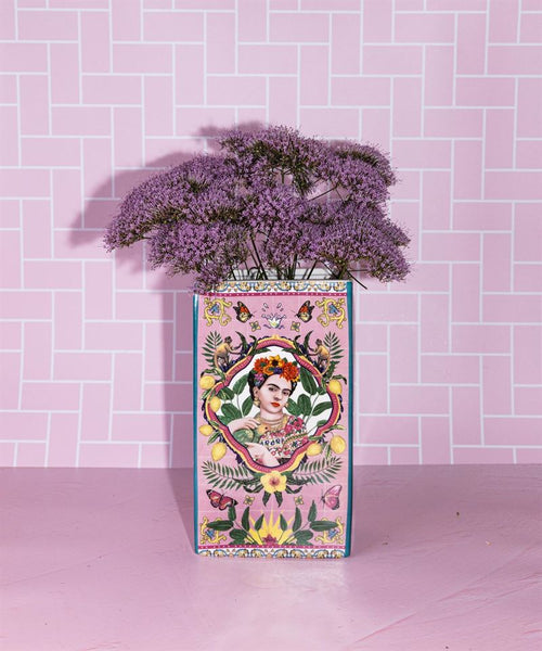 Frida Kahlo - Mexican Folklore - Vase Vase La La Land Large