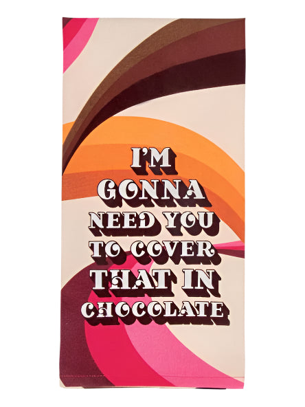 Cover In Chocolate - Tea Towel