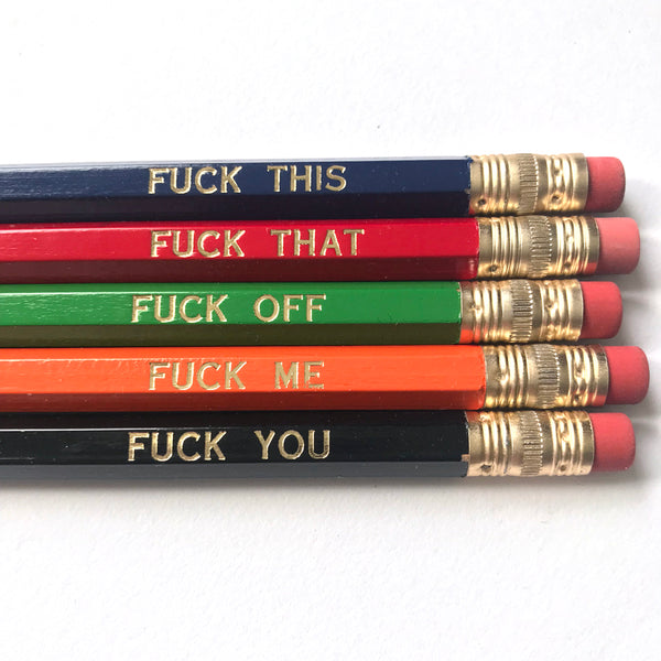 Cuss Box Pencils by Phizacklea - Phizacklea - Design Withdrawals