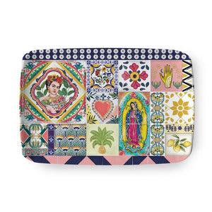 Mexican Folklore Rectangle Trinket Tray