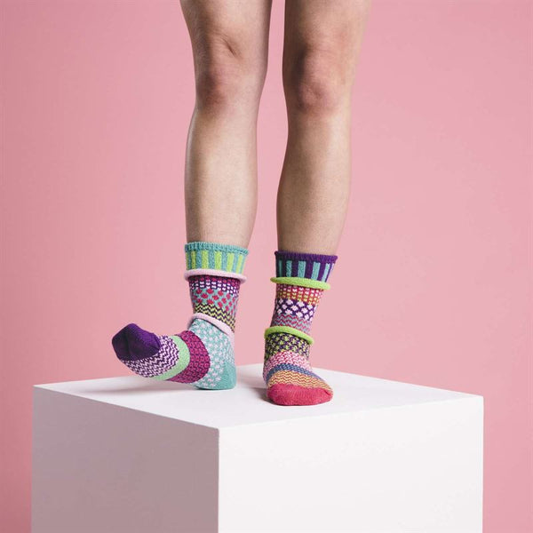 Solmate Socks- Dahlia Crew Socks