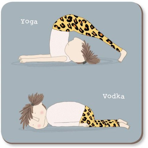 Rosie Made A Thing Coaster - Yoga Vodka