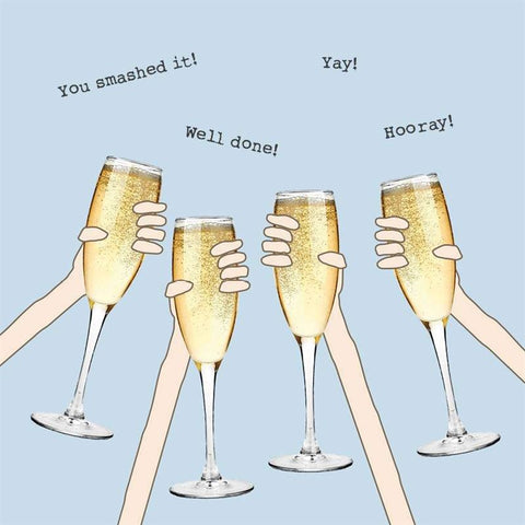 Card - Well Done Cheers Greeting Card Rosie Made A Thing