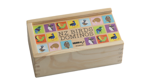 NZ Birds Wooden Dominoes Set