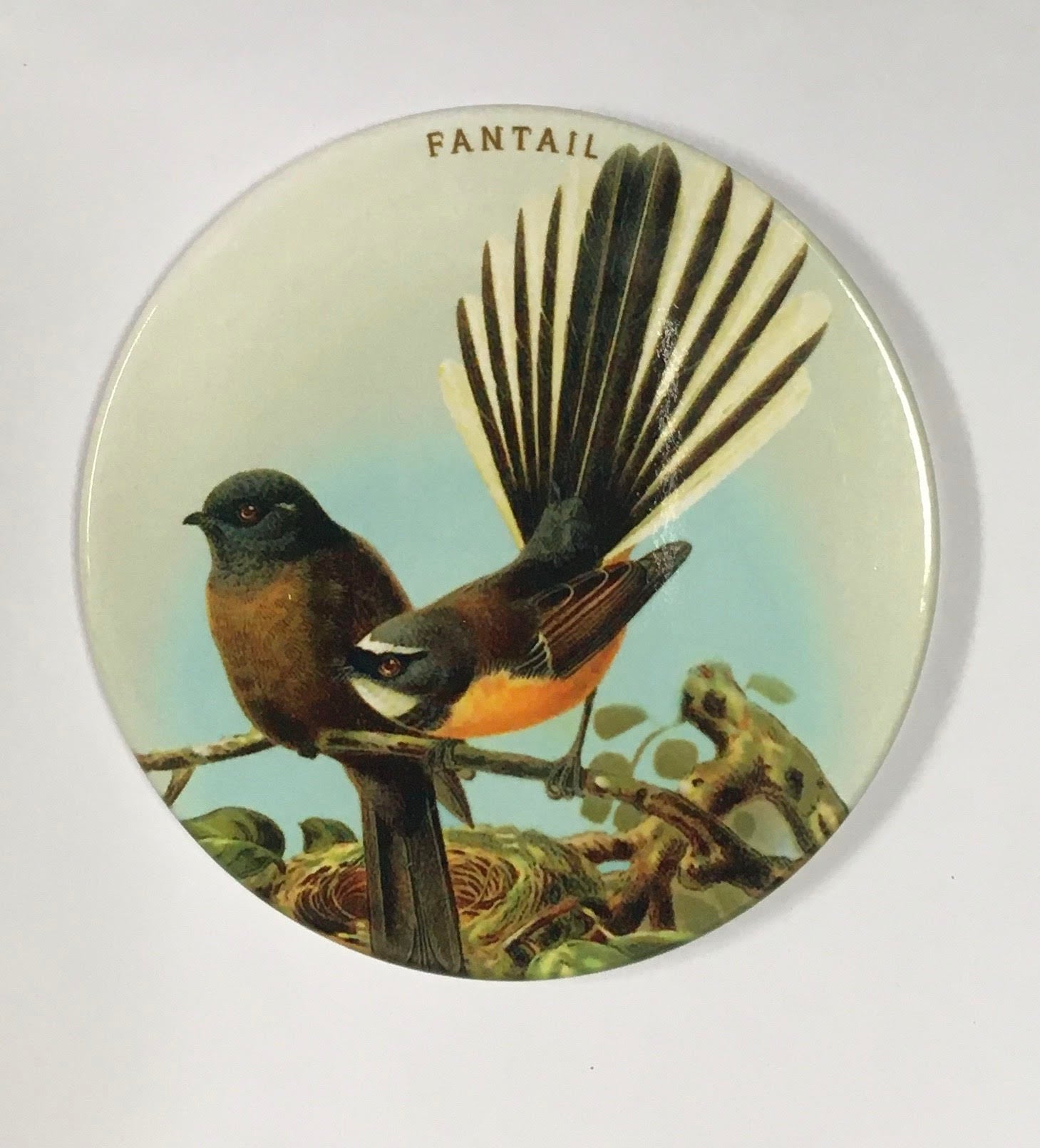 Ceramic Coaster- Fantail