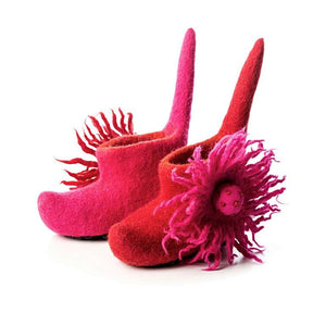 Fushia Childrens Slippers