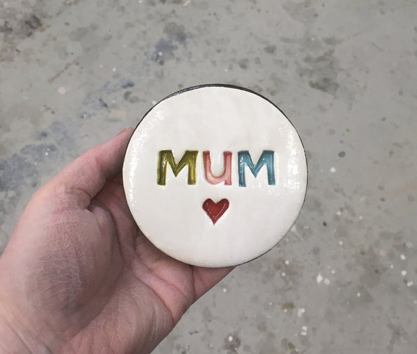 Disc- Mum Wall Art M Ceramics