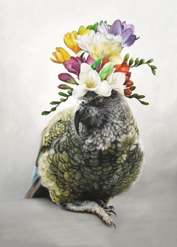 Freesia Kahlo - Jane Crisp - Art Print + Matting Art Print Jane Crisp