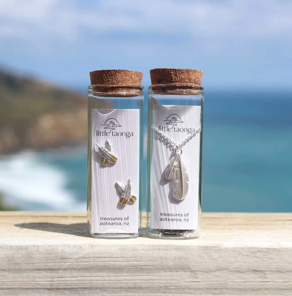 Rua Huia Feather Necklace Necklaces Little Taonga