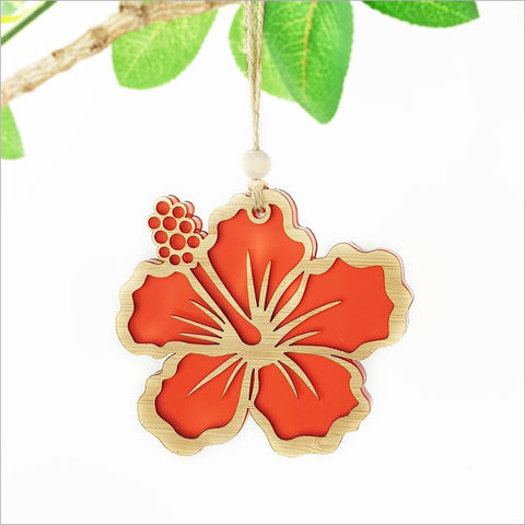 Hanging Ornament - Hibiscus