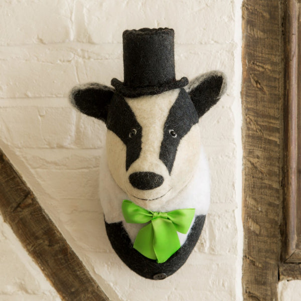 Brigadier Billie the Badger Head - Design Withdrawals - Design Withdrawals