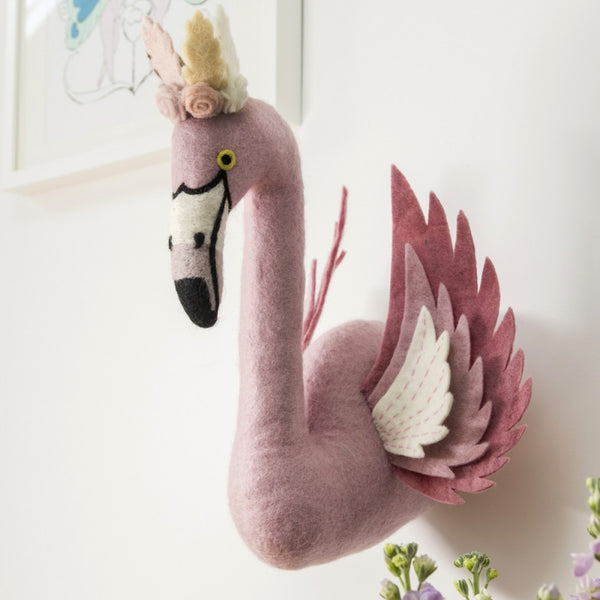 Alice Flamingo Head with Wings - Design Withdrawals - Design Withdrawals