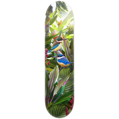Lucy G Tropical NZ Kingfisher - Skate Deck - Design Withdrawals - Design Withdrawals