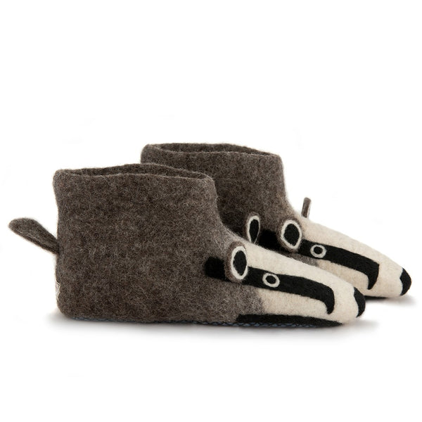 Billie Badger Adult Slippers - Design Withdrawals - Design Withdrawals