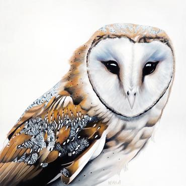 Owl "Snowden" Art Print