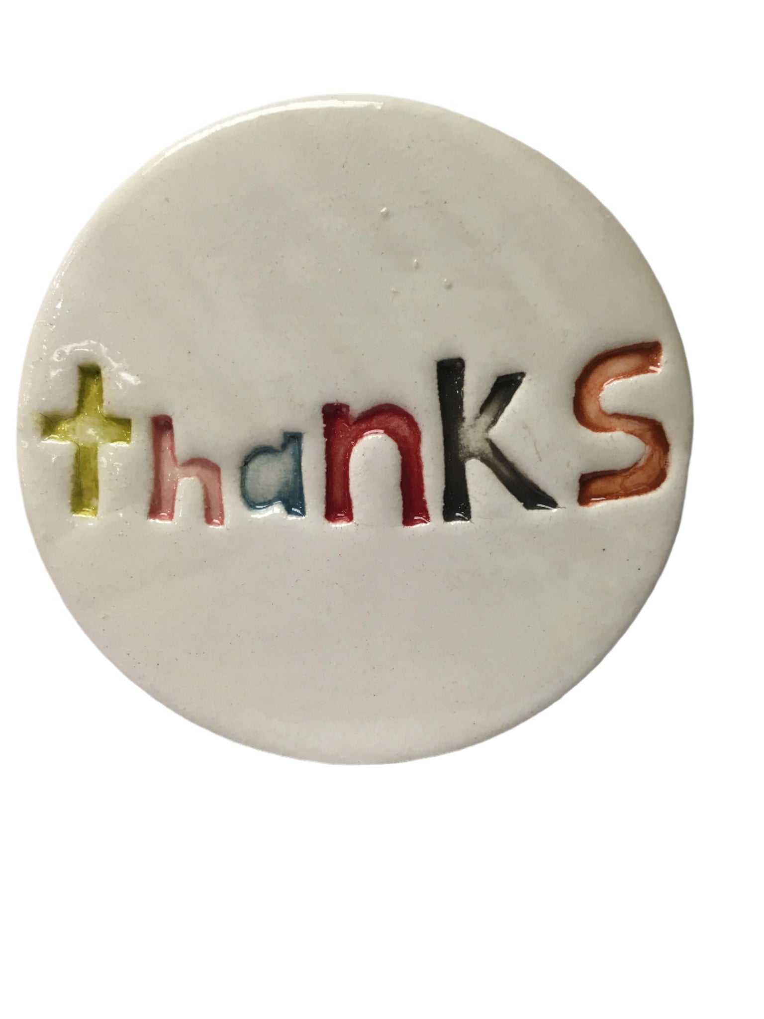Disc- Thanks Wall Art M Ceramics