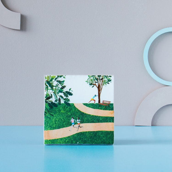 That Running Feeling Ceramic Tile Tile Storytiles