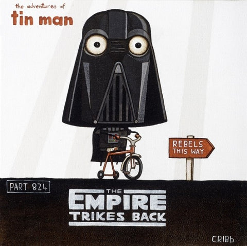 The Empire Trikes Back - Tony Crib - Art Print + Matting - Tony Crib - Design Withdrawals