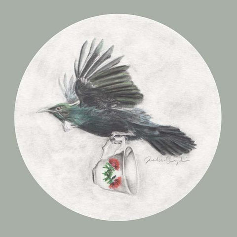 Tui and Teacup - Art Print - Melissa Sharplin - Design Withdrawals