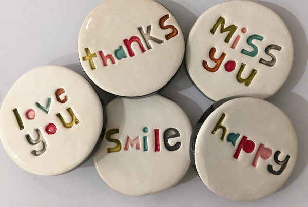 Disc- Thanks Wall Art M Ceramics