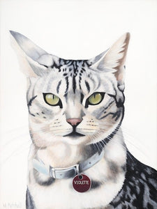 Cat "Violette" Art Print