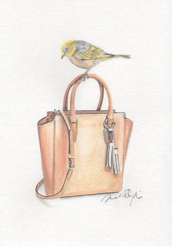 Peach Bag - Art Print - Melissa Sharplin - Design Withdrawals