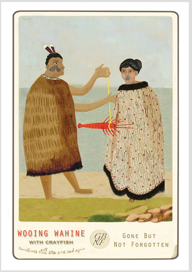 Wooing Wahine - Art Print - Marika Jones - Design Withdrawals